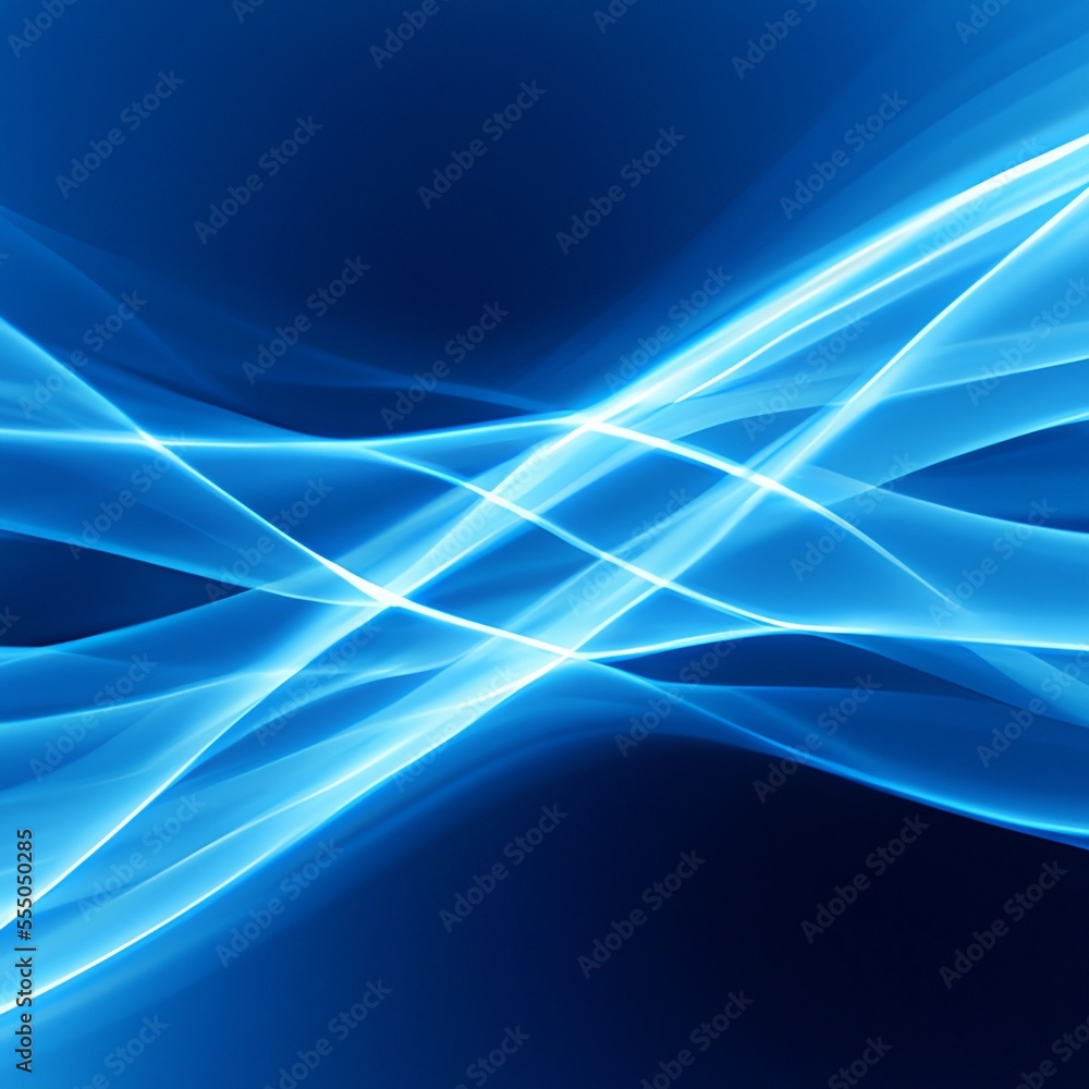 Abstract blue swoosh background with soft smooth elegant waves. Generative AI Abstract blue swoosh background with soft smooth elegant waves. Generative AI
