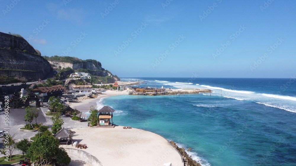Beautiful beach scenery at Tropical Island BALI, Indonesia Beautiful beach scenery at Tropical Island BALI, Indonesia