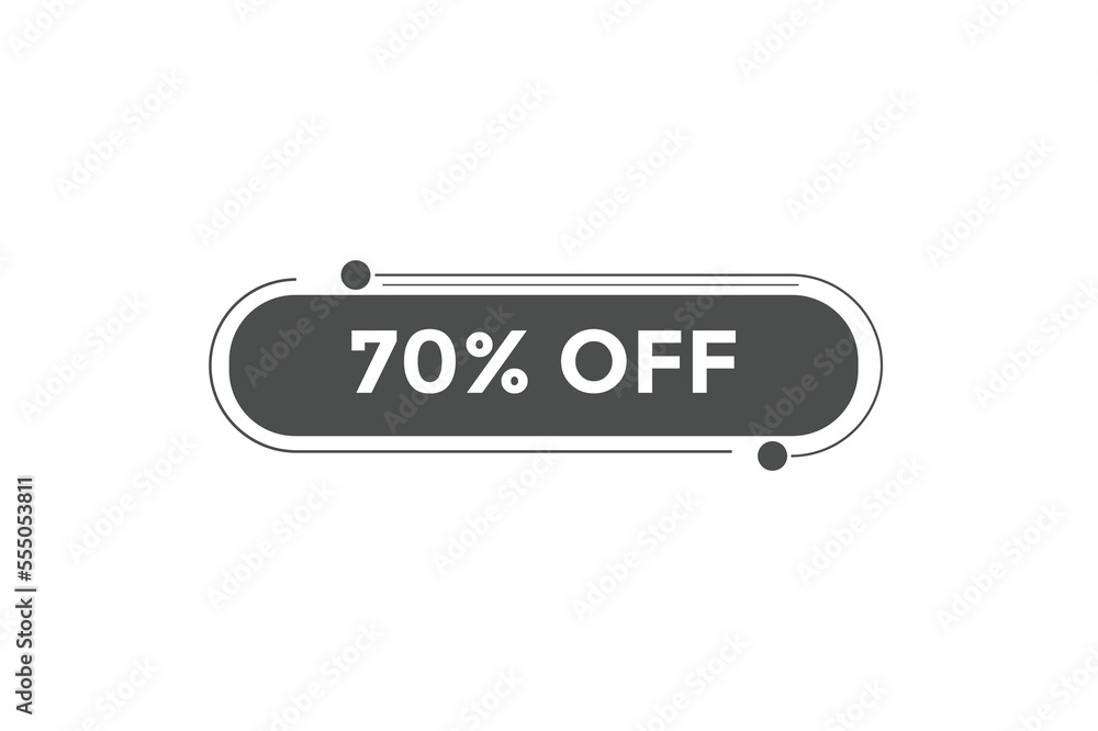 70% off special offers. Marketing sale banner for discount offer. Hot sale, super sale up to 70% off sticker label template
70% off special offers. Marketing sale banner for discount offer. Hot sale, super sale up to 70% off sticker label template