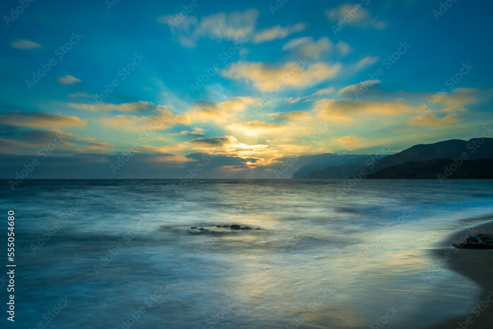 Obraz premium Sunset on the sea