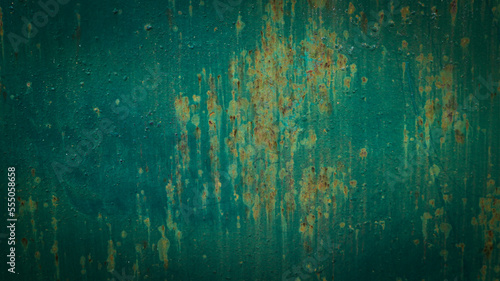 rusty green vintage iron background
