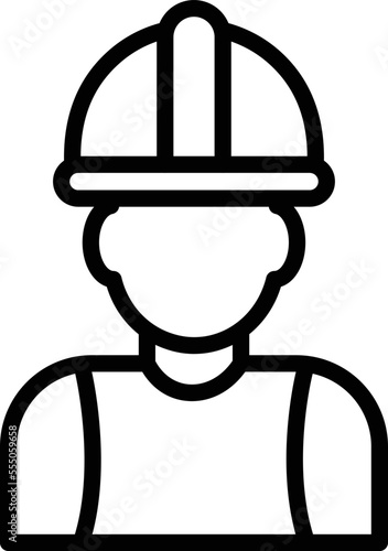 construction worker Vector Icon
