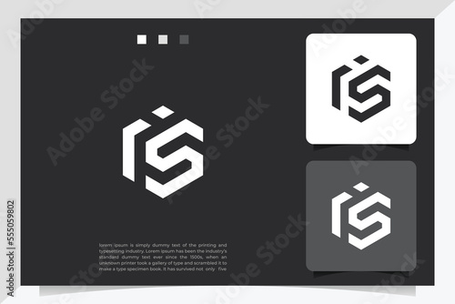 Initial letter is logo vector design template