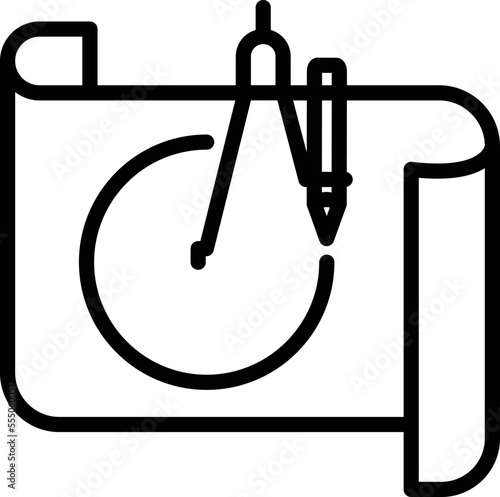 Construction map Vector Icon
