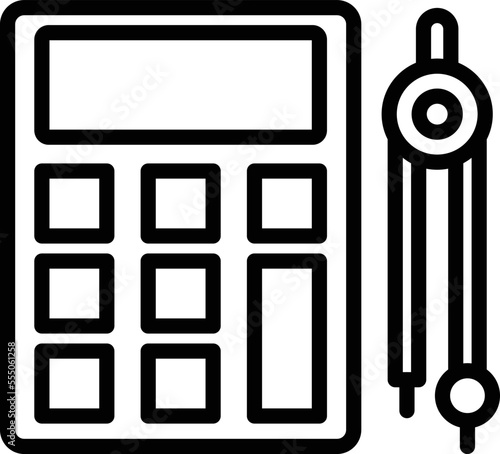 Math geometry Vector Icon
