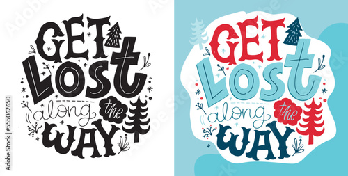 Inspiration slogan for print and poster design. Hand drawn motivation lettering phrase in modern calligraphy style.  Vector