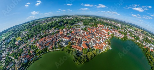 Ausblick auf Bad Waldsee - Moorheilbad und Kneippkurort in Oberschwaben photo