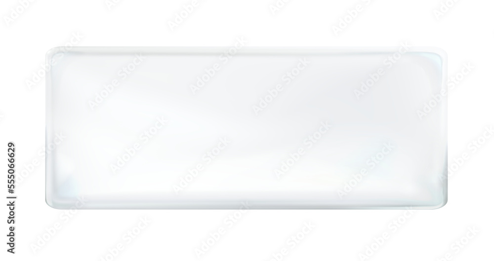 White rectangular painted plate isolated. Label, template. Png. White rectangular painted plate isolated. Label, template. Png.