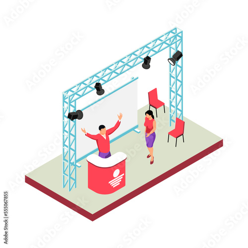 Expo Stage Presentation Composition