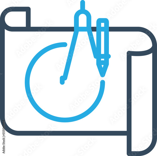 Construction map Vector Icon
