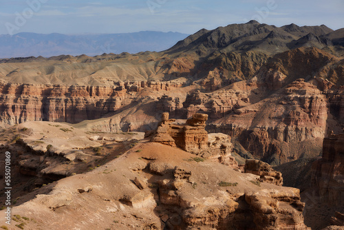 Canyon with sand red rocks. Famous place © dkalashnikov