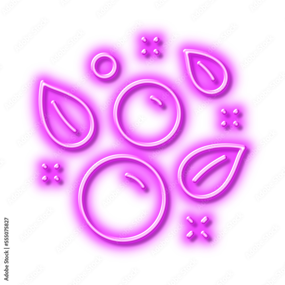 Clean bubbles line icon. Laundry shampoo sign. Clothing cleaner. Neon light effect outline icon.