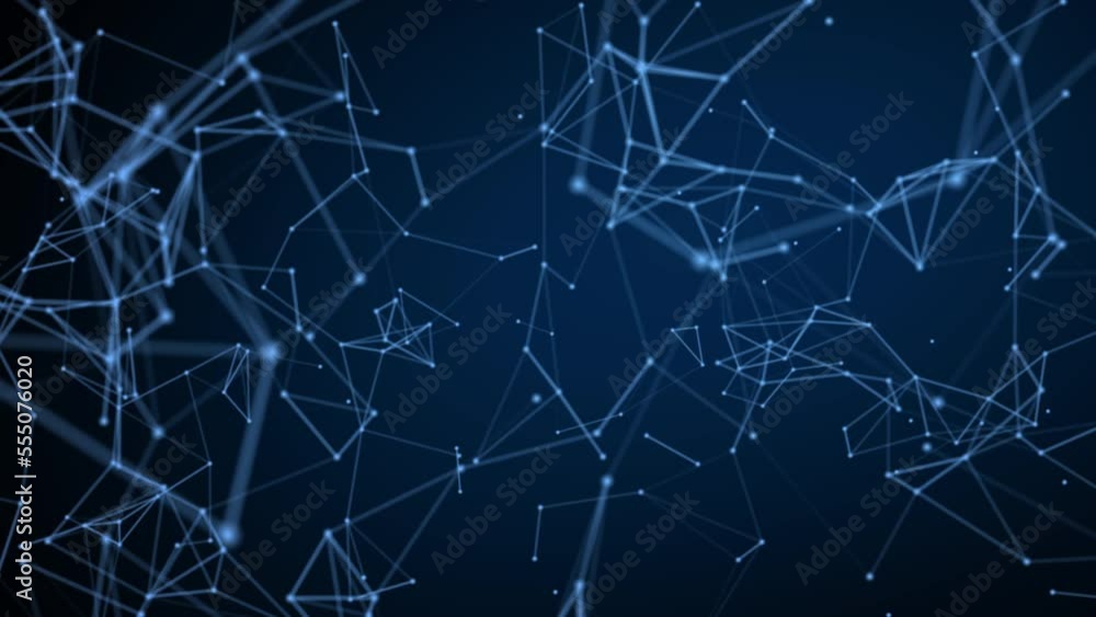 Abstract digital connection. Moving dots with lines. Data technology. Network, interlacing. Video 4k. Abstract digital connection. Moving dots with lines. Data technology. Network, interlacing. Video 4k.
