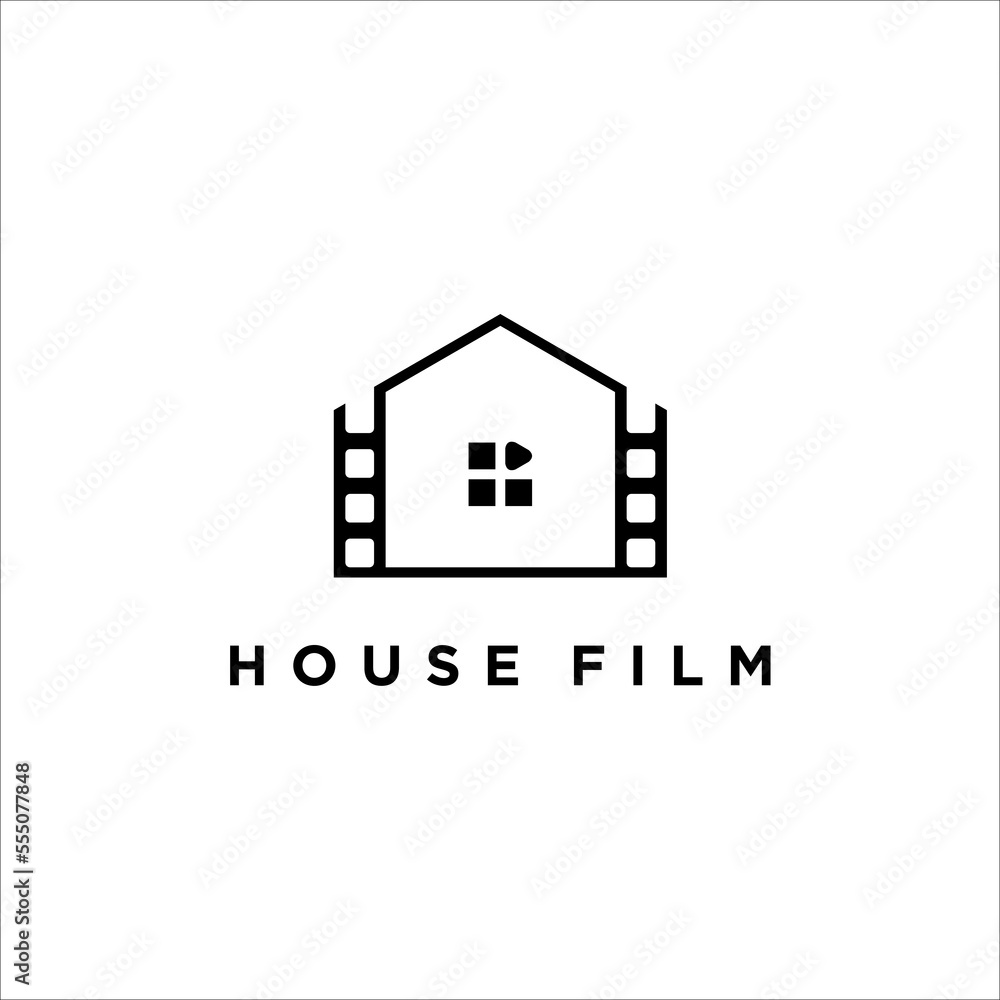 House Film Creative Logo Vector