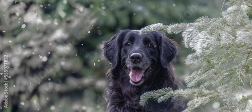 Dog Winter christmas pet
