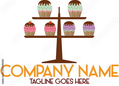 Cupcake stand logo