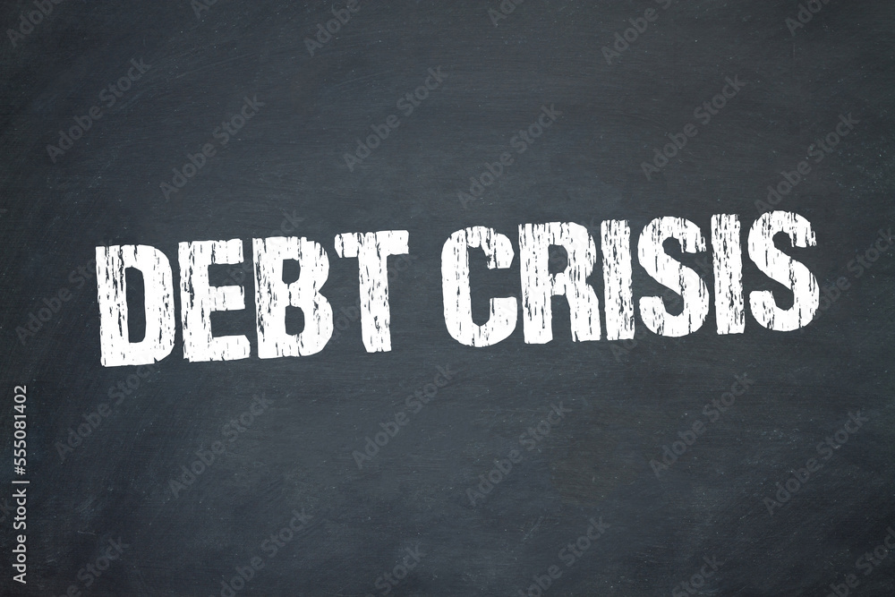 Obraz premium Debt Crisis