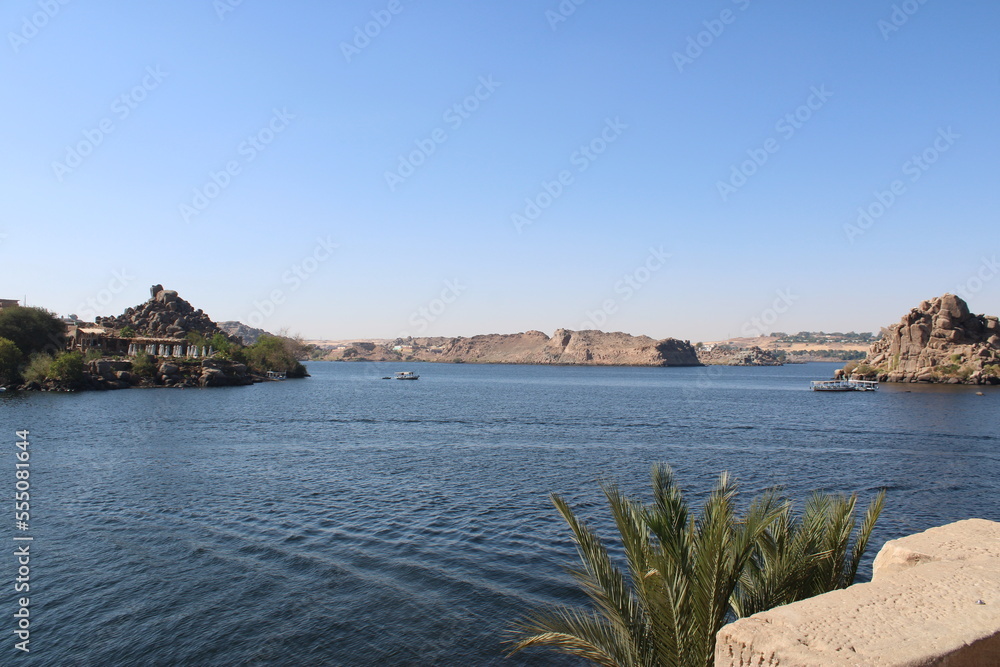 View from Philae Island, Aswan, Egypt