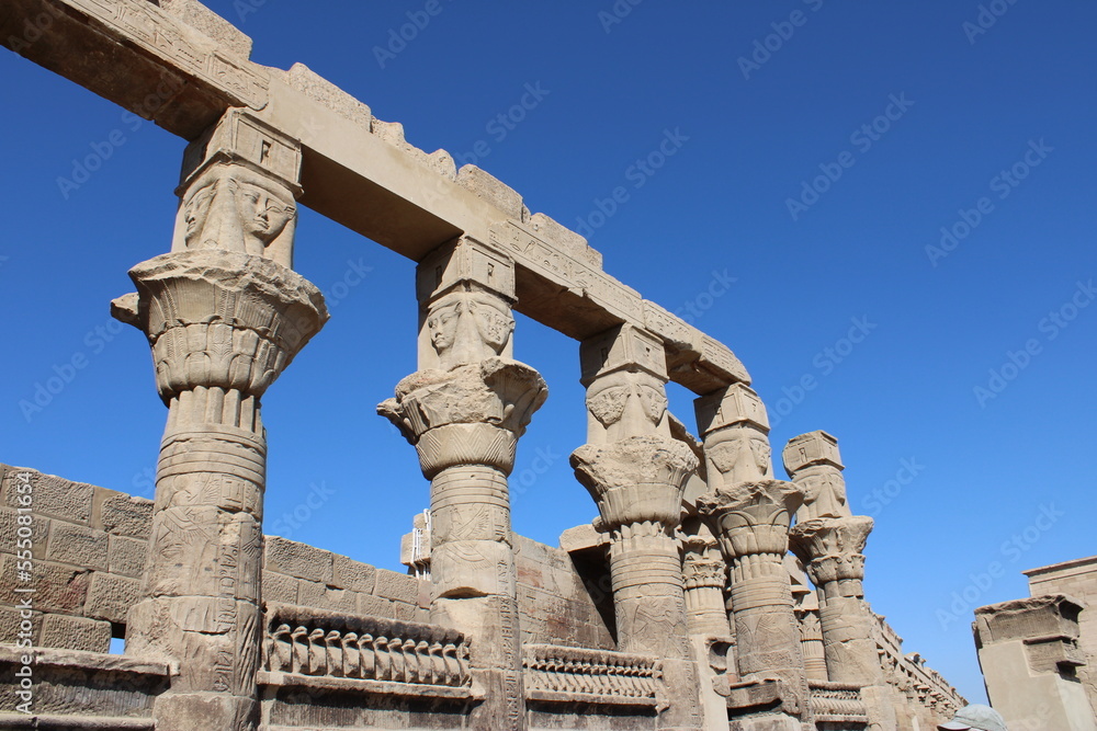 Temple of Isis on Philae Island, Aswan, Egypt Temple of Isis on Philae Island, Aswan, Egypt