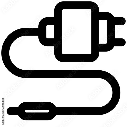 phone charge line icon