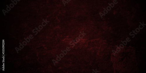 Black and red stone concrete grunge wall texture and backdrop background anthracite panorama. Panorama dark black and red stone marble slate backdrop vanttege background or texture.