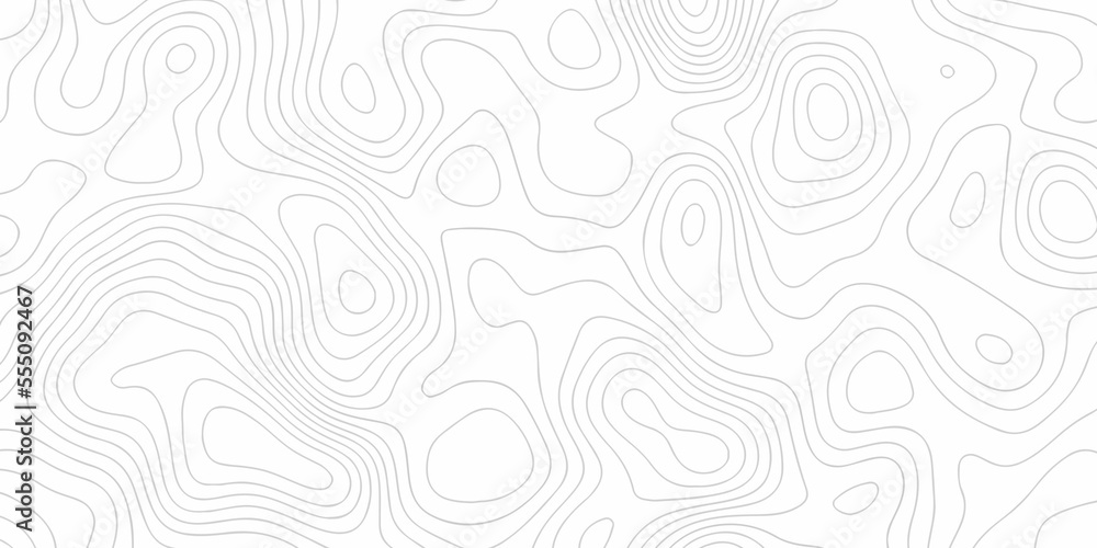 Fototapeta premium Topographic map. Geographic mountain relief. Abstract lines background. Contour maps. Vector illustration, Topo contour map on white background, Topographic contour lines vector map seamless pattern.