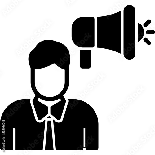 Shouting Icon