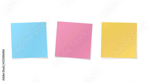 Shaded Sticky Notes Transparent PNG Set