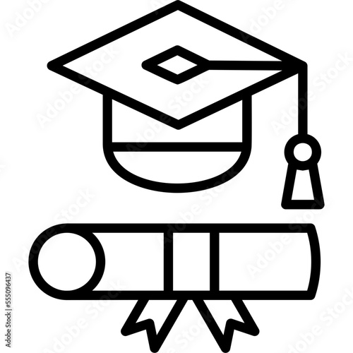Graduation Toga Icon