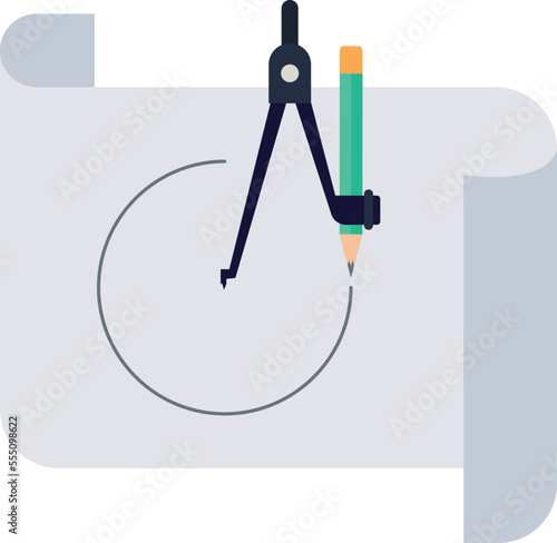 Construction map Vector Icon
