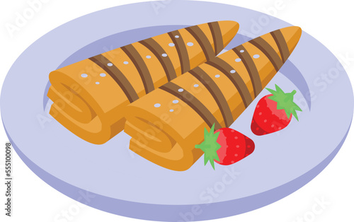 Candy food icon isometric vector. Czech country. Culture republic