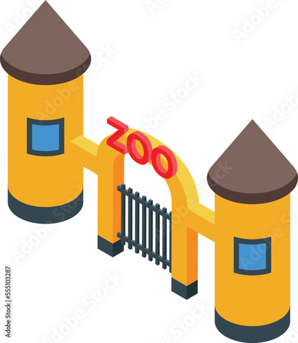 Australia zoo icon isometric vector. Nature animal. Wild mammal