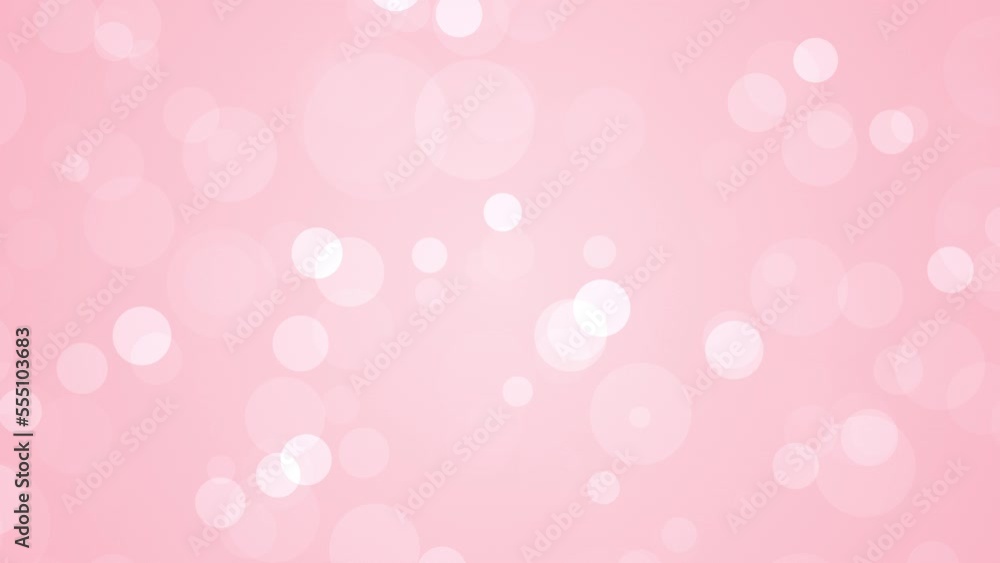 Festive pink bokeh. Shimmering animated bright background. 23,98fps