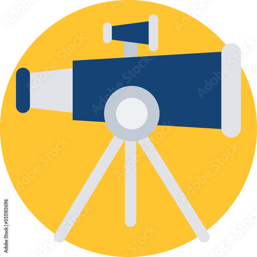 Telescope Vector Icon
