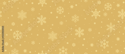 Snowflake pattern. Seamless Christmas snowflakes background.
