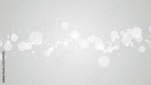 Festive silver bokeh line. Shimmering animated bright background. 25fps photo