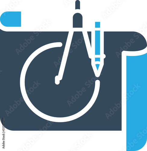 Construction map Vector Icon
