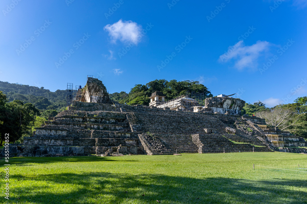 Mayan ruins in Palenque, Chiapas, Mexico