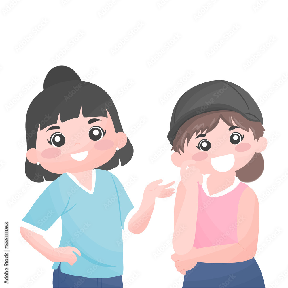 Caucasian woman whispering secret to a friend, girl gossiping about another Caucasian woman whispering secret to a friend, girl gossiping about another