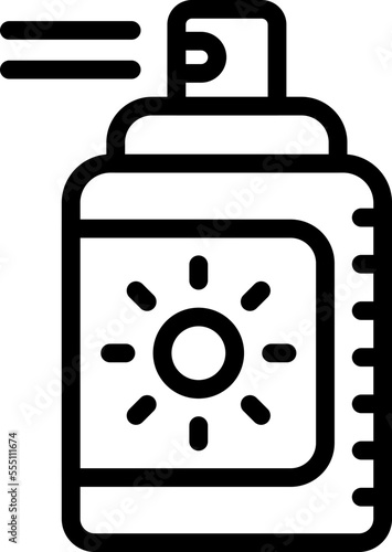 Summer spray icon outline vector. Sport sea. Surfer diving