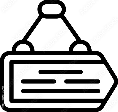 Travel board icon outline vector. Sport sea. Water ski