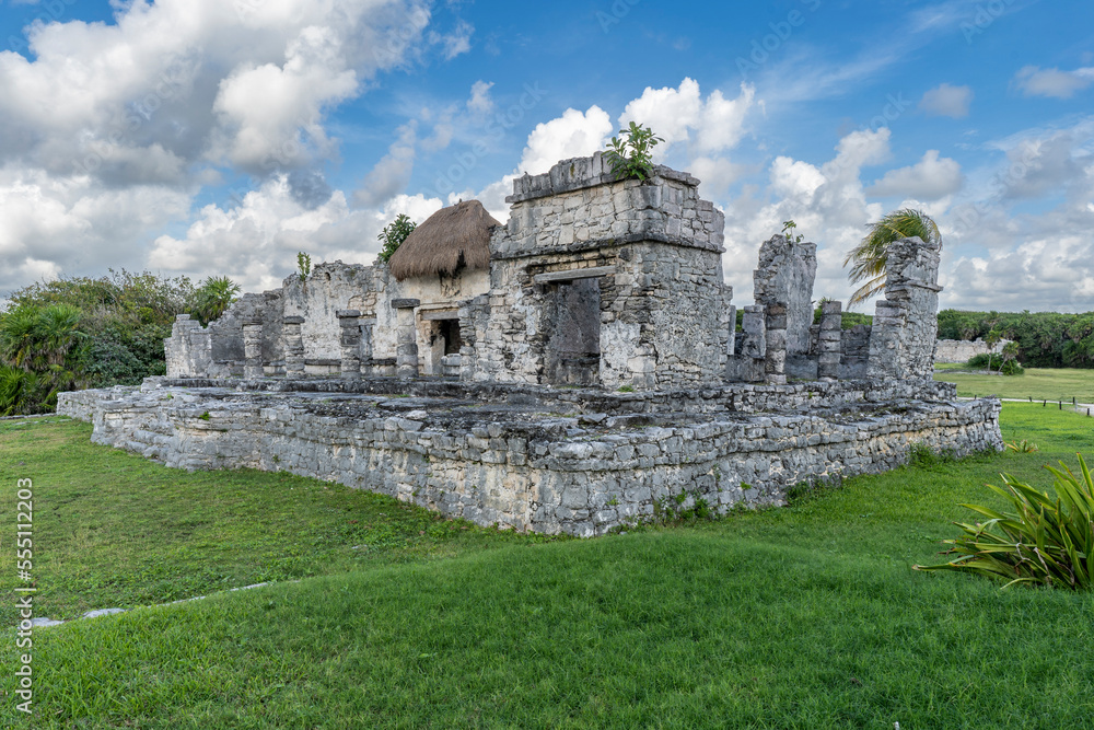 Mayan ruins of Tulum, Quintana Roo, Mexico. Tropical coast of Carribean sea Mayan ruins of Tulum, Quintana Roo, Mexico. Tropical coast of Carribean sea