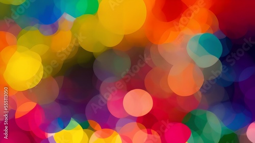 colorful circles texture, generative ai