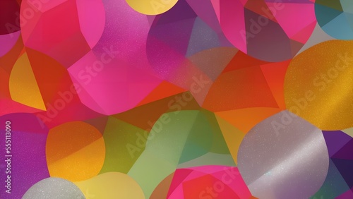 colorful circles texture, generative ai