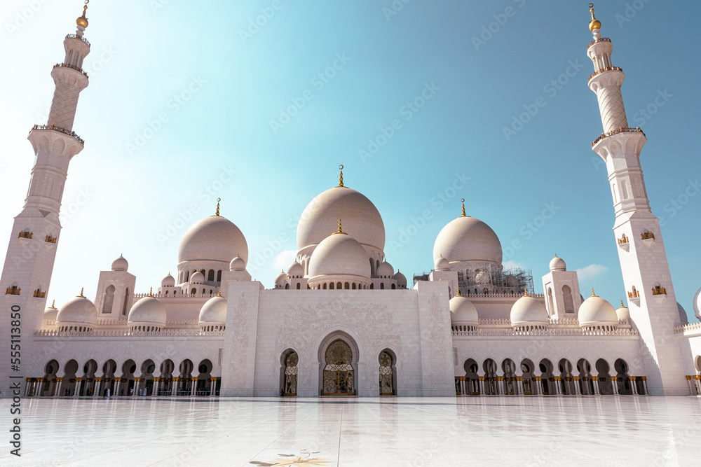 Obraz premium Sheikh Zayed Grand Mosque, Abu Dhabi. United Arab Emirates.