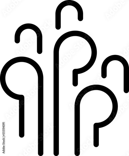 Summer wind icon outline vector. Water sport. Surfing extreme