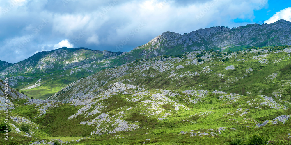 Collado Pandébano, Mountain Range, Picos de Europa National Park, Asturias, Spain, Europe