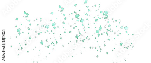 pastel blue glitter splashes on transparent background clip art