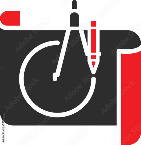 Construction map Vector Icon
