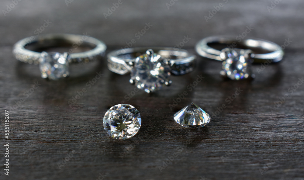 Precious diamonds are expensive and rare. For jewelry making